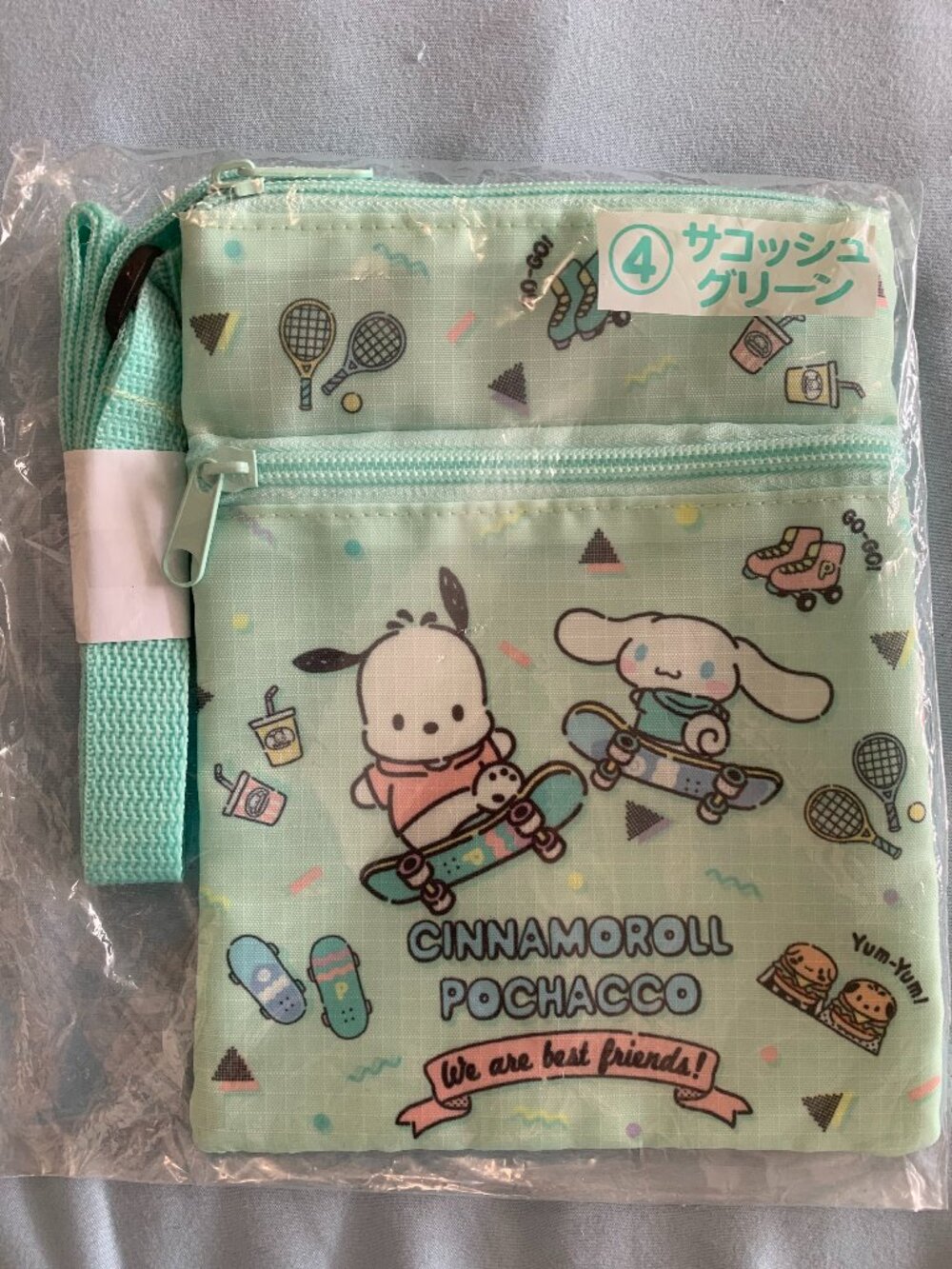 Sanrio Cinnamoroll and Pochacco "We are best friends!" Sacoche Bag